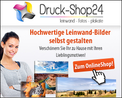 Druck-Shop24.net - Ihr Foto auf Leinwand, Fotopapier, Poster oder Grafikpaier gedruckt