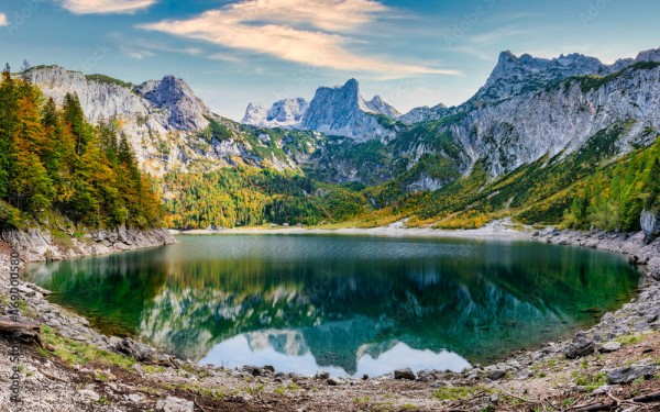Wunschmotiv: Berglandschaft, Berge, Gosau, Gosauseen, Dachstein, Dachstein West, Österreich, Oberöst
