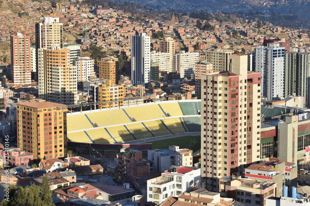 Wunschmotiv: View of La Paz, Bolivia #125410145