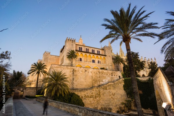 Wunschmotiv: Palacio Real de La Almudaina, Palma, Mallorca, balearic islands, spain, europe #5243216
