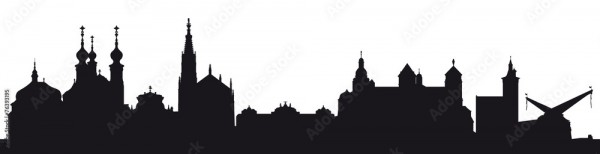 Wunschmotiv: Würzburg Skyline (Silhouette) #76393195