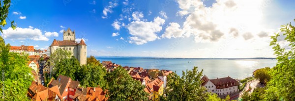 Wunschmotiv: Meersburg, Bodensee, Panorama #115011870
