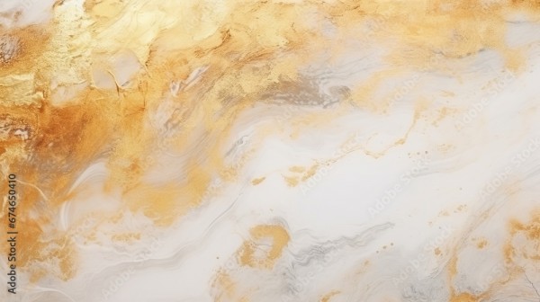 Wunschmotiv: Creative texture of marble and gold foil: decorative marbling as an abstract background